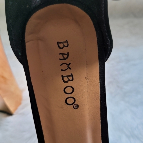 BAMBOO Essential Suede Platform Heels - Picture 9 of 11